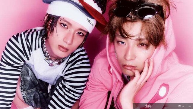 [衝撃]山中柔太朗（M!LK）＆高松アロハ（超特急）、赤メッシュ×赤青オッドアイ…“POST Y2K”テーマに刺...とのこと