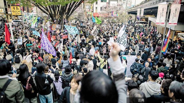 [話題] イラン攻撃に抗議 「ＮＯ　ＷＡＲ」