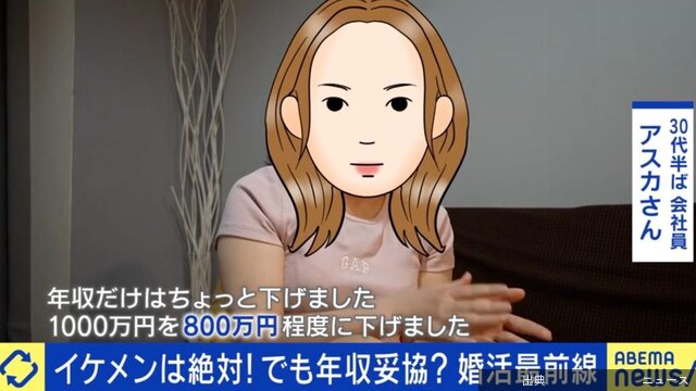 [話題] イケメンじゃなきゃヤダの婚活女性